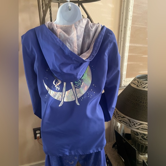 Sailor Moon Crystal Two Tone Purple & Silver Zip-Up Windbreaker M - Picture 7 of 16